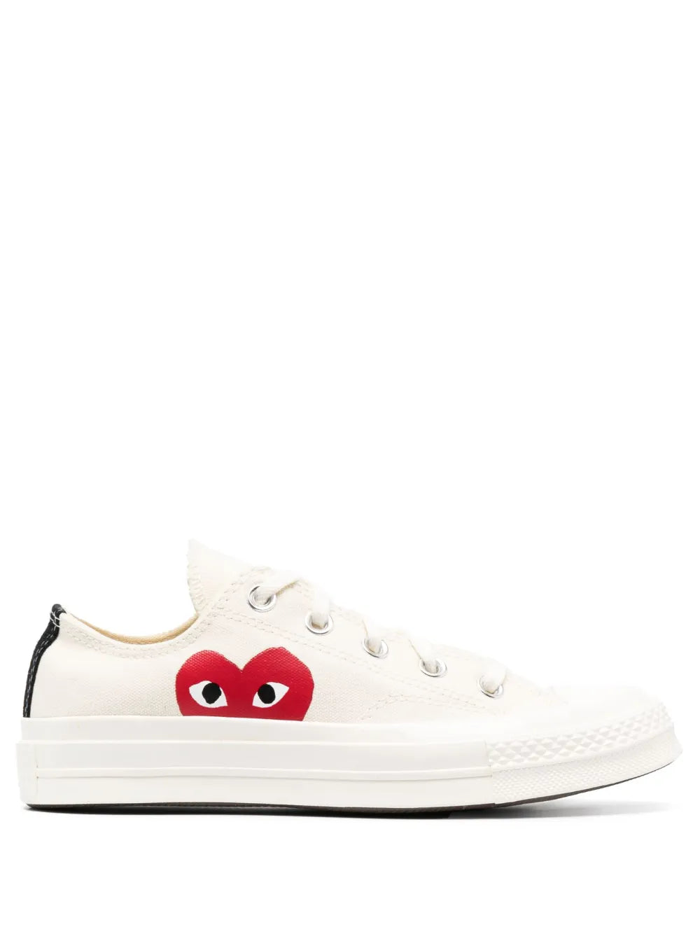 Comme Des Garçons Play x Converse tenis con corazones estampados | neutro | Image 1