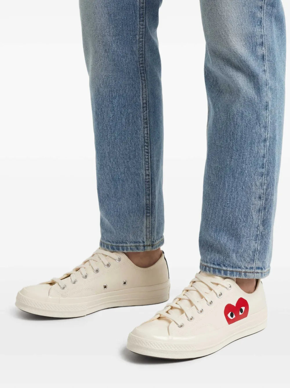 Comme Des Garçons Play x Converse tenis con corazones estampados | Tenis bajos | Image 2