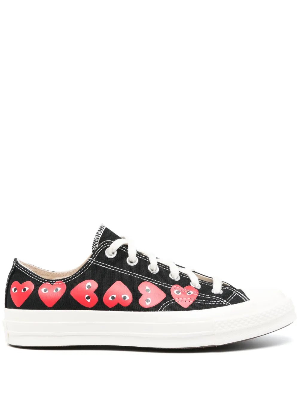 Comme Des Garçons Play x Converse tenis Chuck 70 Multi Heart en colaboración con Converse | negro | Image 1