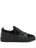 Giuseppe Zanotti tenis bajos Frankie con cierre doble | negro | Image 1