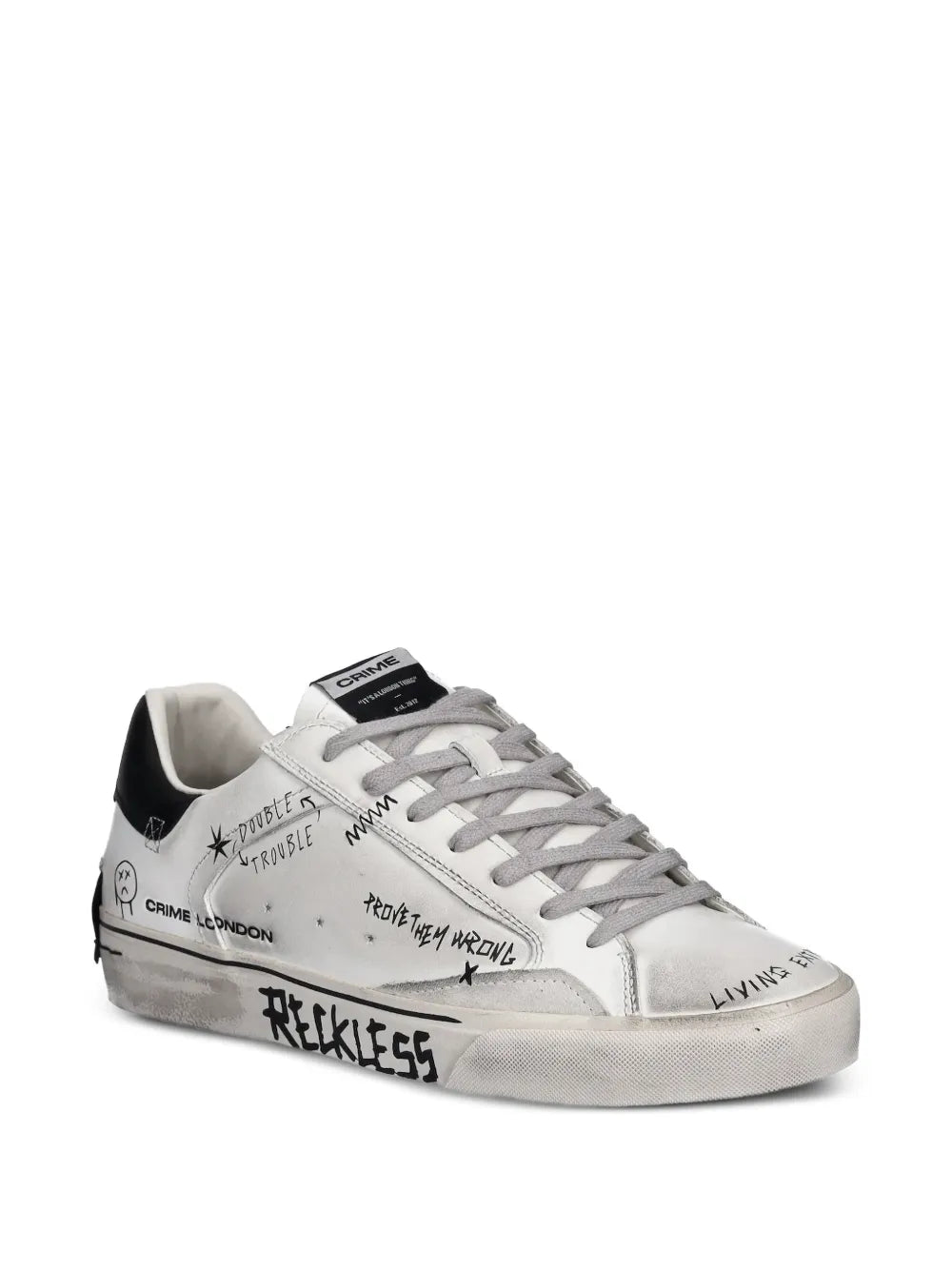 Crime London tenis con detalle de letras | Tenis bajos | Image 2