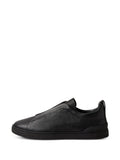 Zegna tenis Triple Stitch™ de piel | negro | Image 1